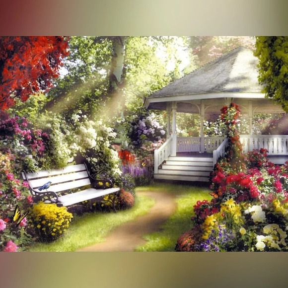 NIB Garden of Light by Alan Giana - 1000pc. Jigsaw Puzzle - Picture 2 of 4